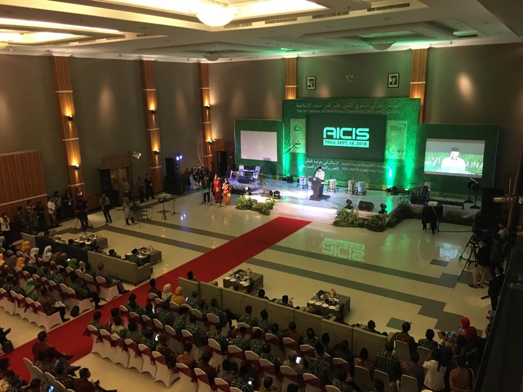 Gambar MENAG membuka AICIS XVIII di PALU, ini harapannya 